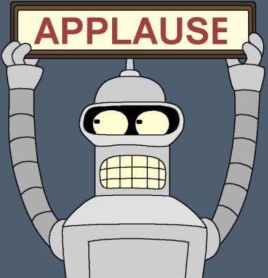 [Image: bender-applause.gif?w=690]